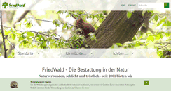 Desktop Screenshot of friedwald.de